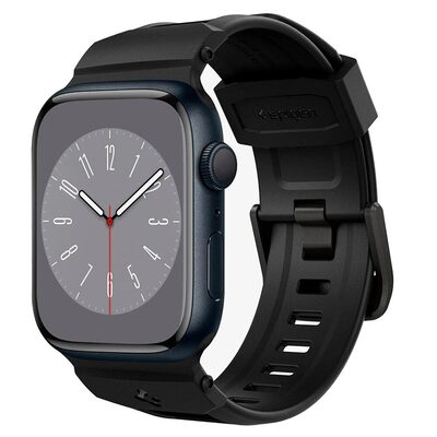 SPIGEN Rugged Band for Apple Watch 42mm / 41mm / 40mm / 38mm Watch Band [Colour:Black]