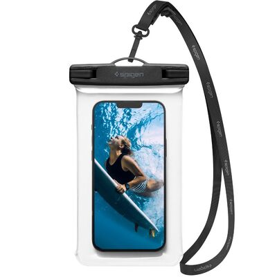 SPIGEN A601 Aqua Shield WaterProof Universal Phone Pouch Case [Colour:Clear]