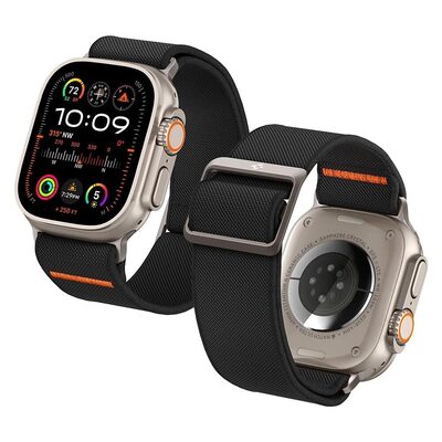 SPIGEN Lite Fit Ultra Watch Band for Apple Watch 49mm / 46mm / 45mm / 44mm / 42mm [Colour:Black]