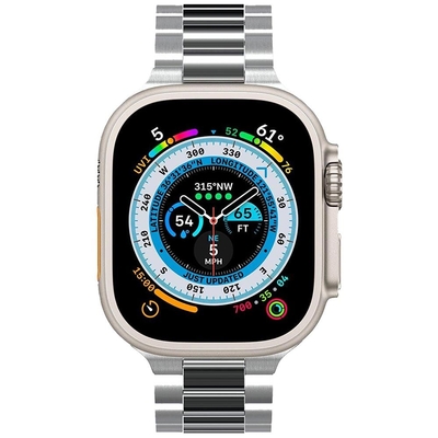 SPIGEN Modern Fit 316L Watch Band for Apple Watch 49mm/46mm/45mm/44mm/42mm [Colour:Silver]