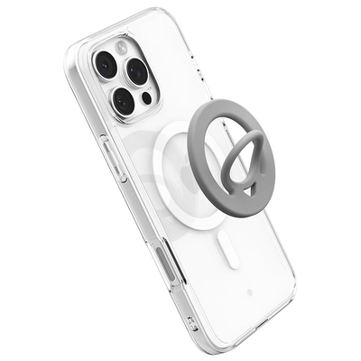 SPIGEN Dual Pop (MagFit) MagSafe Compatible for MagSafe Case/ iPhone Holder [Colour:Grey]