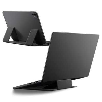 SPIGEN LD201-S8 Slim Fold Non Adhesive Laptop MacBook Stand [Colour:Black]