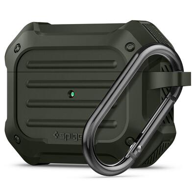 AirPods Pro Case, Genuine Spigen Tough Armor Heavy Duty Hard Cover for Apple [Colour:Military Green]
