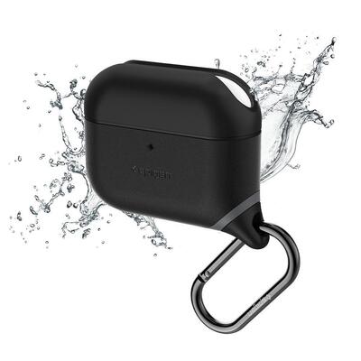 SPIGEN Slim Armor IP Waterproof Resistance Case for AirPods Pro 1 (2019) / 2 (2022/2023) (For USB-C/Lightening Cable) [Colour:Black]