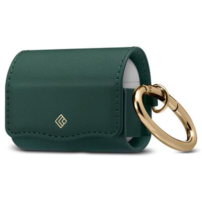 SPIGEN Caseology Chic Leather Case for AirPods Pro Case [Colour:Green]