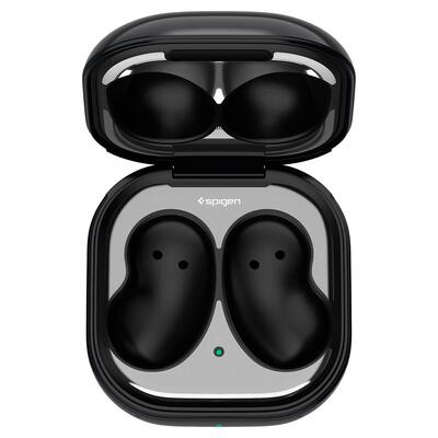 Genuine SPIGEN Dust Guard Protective Shine Shield Sticker 2PCS for Samsung Galaxy Buds Live [Colour:Silver]