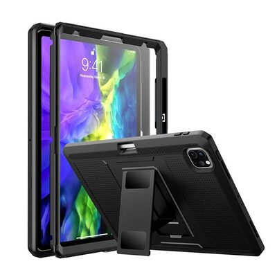 Genuine Moko Shockproof Full Body Rugged Stand Case Cover for iPad Pro 11 2020 2nd Gen [Colour:Black]