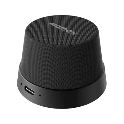 Momax 1-Vibe Go Magnetic Portable True Wireless Speaker for MagSafe Case/ iPhone [Colour:Black]