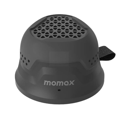 Momax 1-Vibe Go Rugged Magnetic Portable True Wireless Speaker for MagSafe Case/ iPhone [Colour:Black]