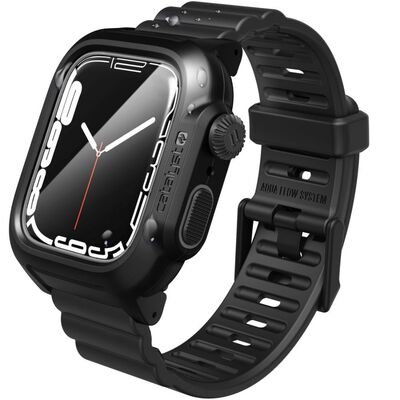 Catalyst Lifestyle Total Protection Waterproof Case for Apple Watch Series 9/8/7 45mm [Colour:Black]