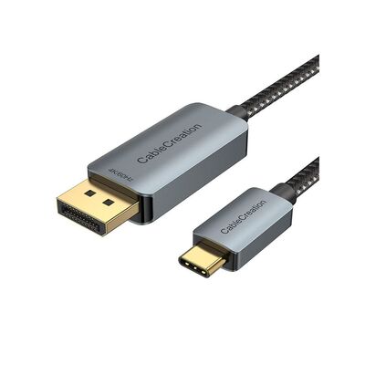 CableCreation 4K 60Hz USB C to DP DisplayPort Cable 1.83M [Colour:Aluminium Grey]
