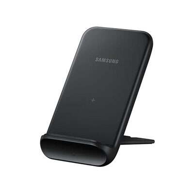 Genuine Original SAMSUNG 15W Fast Qi Wireless Charger EP-N3300 Convertible Stand Pad [Colour:Black]