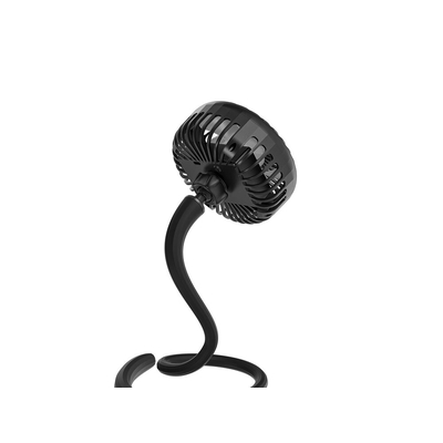A2C Golf Cart Gym Baby Stroller Handheld Portable Fan 4000 mAh [Colour:Black]