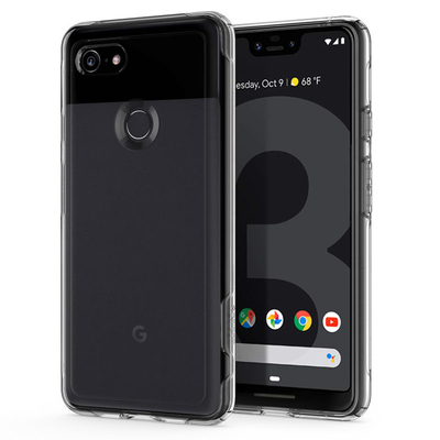 Google Pixel 3 XL Case, Genuine SPIGEN Slim Armor Crystal Heavy Duty Cover [Colour:Clear]