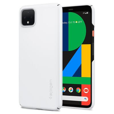 Google Pixel 4 Case, Genuine Spigen Thin fit Ultra Thin Heavy Duty Hard Clear Cover for Google [Colour:White]