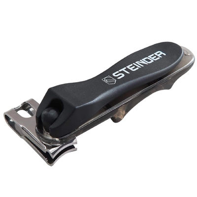 Genuine Steinder 360 Degree Rotary Stainless Steel Easy Grip Toenail Clipper Trimmer [Colour:Black]