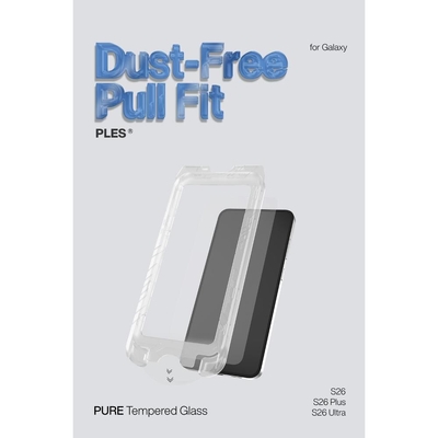 PLES Dust-Free Pull Fit 2PCS for Galaxy S26 Plus Screen Protector [Colour:Clear]