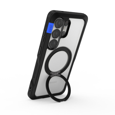 PLES Arche Mag Stand MagSafe Compatible for Galaxy S26 Ultra Case [Colour:Black]