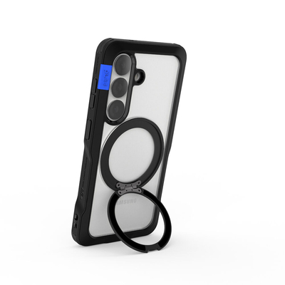 PLES Arche Mag Stand MagSafe Compatible for Galaxy S26 Case [Colour:Black]