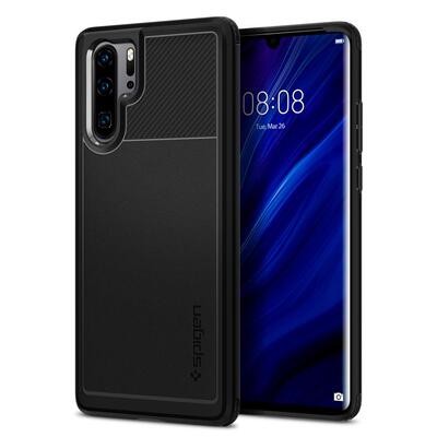 Huawei P30 Pro Case, Genuine SPIGEN Rugged Armor Resilient Soft Cover for Huawei [Colour:Black]