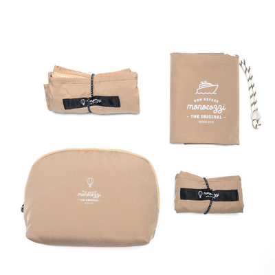 MONOCOZZI BON VOYAGE 4 in 1 Travel Bags Set [Colour:Camel]
