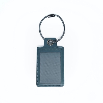 MONOCOZZI LUCID Refined Biodegradable Leather Luggage Tag [Colour:Midnight Blue]