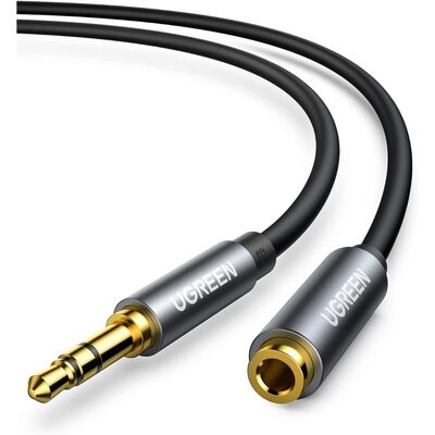 UGREEN 5m 3.5mm Male to 3.5mm Female Audio Extension Cable [Colour:Grey]