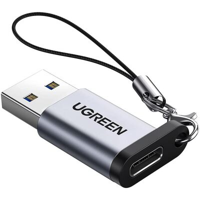 UGREEN USB C 3.0 Male to USB A Female Adapter [Colour:Grey]