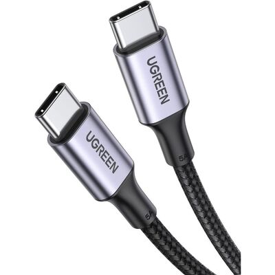 UGREEN 1m USB C to USB C 100W 5A Cable [Colour:Black/Grey]