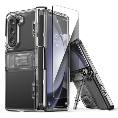 VRS DESIGN Quick Stand Modern S Case for Galaxy Z Fold 5 [Colour:Clear]