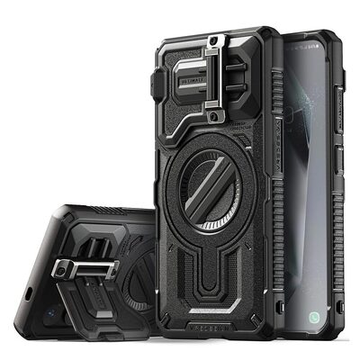 VRS DESIGN Terra Guard Ultimate MagSafe Compatible Case for Galaxy S24 [Colour:Black]