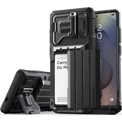 VRS DESIGN Damda Glide Ultimate for Galaxy S25 Ultra Case [Colour:Black/Black]