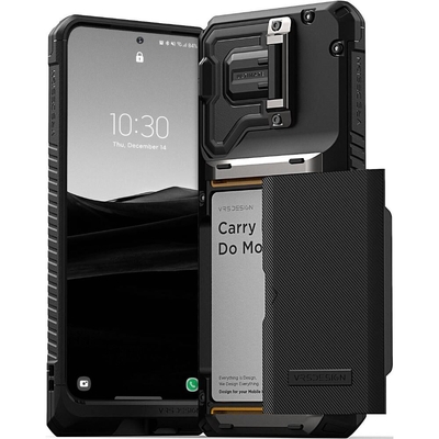 VRS DESIGN Damda Glide DuoGuard for Galaxy S25 Plus Case [Colour:Black/Black]