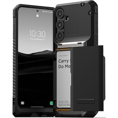 VRS DESIGN Damda Glide Pro for Galaxy S25 Plus Case [Colour:Black/Black]