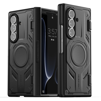 VRS DESIGN Terra Guard Active MagSafe Compatible for Galaxy Z Fold 7 Case [Colour:Black]