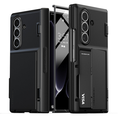 VRS DESIGN Modern Go 360 for Galaxy Z Fold 7 Case with Built in Screen Protector [Colour:Black]