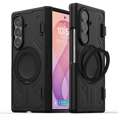 VRS DESIGN Terra Guard Active MagSafe Compatible for Galaxy Z Fold 8 Ultra Case [Colour:Black]