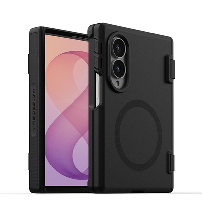 VRS DESIGN Terra Guard Modern MagSafe Compatible for Galaxy Z Fold 8 Case [Colour:Black]