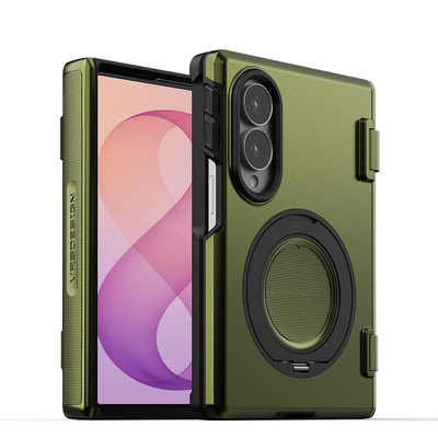 VRS DESIGN Terra Guard QuickStand Pro MagSafe Compatible for Galaxy Z Fold 8 Case [Colour:Tactical Olive]