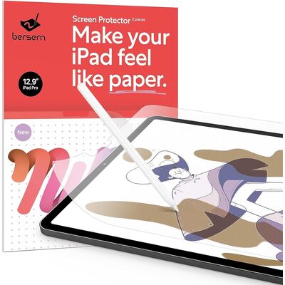Genuine Bersem Paperlike Screen Protector for Apple iPad Pro 11 (2021/2020/2018) / iPad Air 4 2PCS [Colour:Clear]