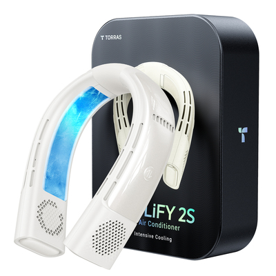 TORRAS Coolify 2S Wearable Air Conditioner & Heater Neck Fan 5000mAh [Colour:White]