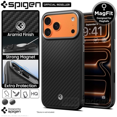 SPIGEN Enzo Aramid T Camera Control Button Cover (MagFit) MagSafe Compatible for iPhone 17 Pro Max Case