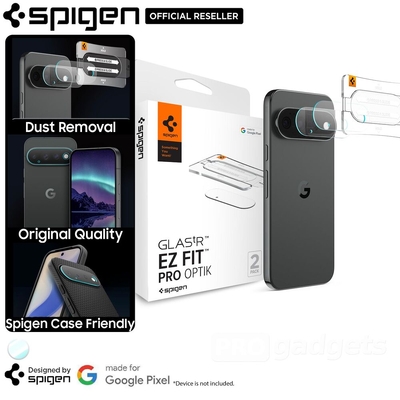SPIGEN GLAS.tR EZ Fit Pro Optik 2PCS Glass for Google Pixel 11 Pro XL Camera Lens Glass Protector