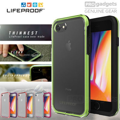 iPhone 8 / 7 Case, Genuine Lifeproof SLAM Clear Back Drop Protection Cover for Apple