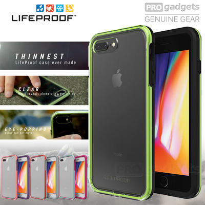 iPhone 8 Plus / 7 Plus Case, Genuine Lifeproof SLAM Clear Back Drop Protection Cover for Apple