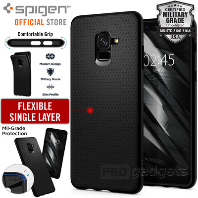 Galaxy A8 Case Genuine SPIGEN Soft TPU Liquid Air Armor Slim Cover for Samsung