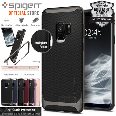 Galaxy S9 Case, Genuine SPIGEN Neo Hybrid Dual Layer Bumper Cover for Samsung