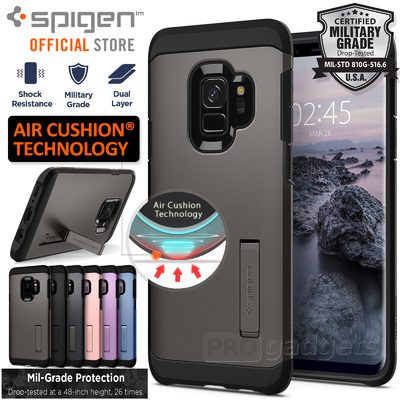 Galaxy S9 Case, Genuine SPIGEN Heavy Duty Tough Armor Cover for Samsung