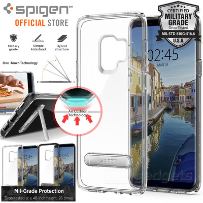 Galaxy S9 case Genuine SPIGEN  Ultra Hybrid S Metal Kick-stand Cover for Samsung