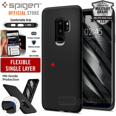 Galaxy S9 Plus Case, Genuine SPIGEN Soft TPU Liquid Air Armor Cover for Samsung